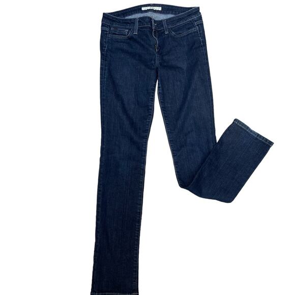 Joes JEANS Womens 29 Dark Wash Cigarette Fit Low Rise Stretch - Picture 2 of 9
